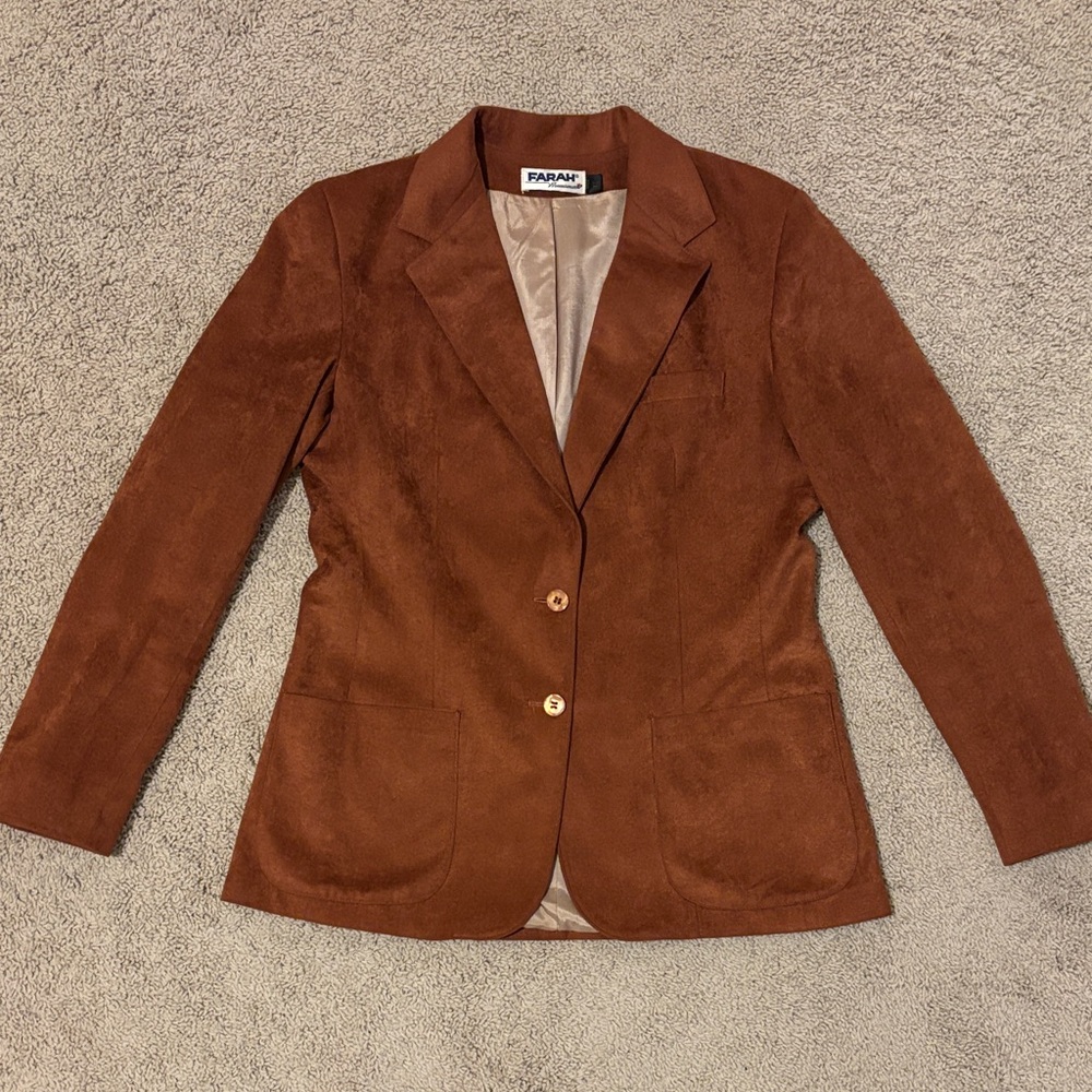 Farah Women's Brown Blazer